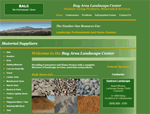 Tablet Screenshot of bayarealandscapecenter.com